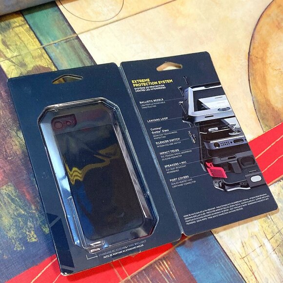 NEW IPHONE 5 TAKTIK EXTREME METAL CASE GORILLA GLASS IMPACT LENS DUST RESISTANT - Picture 1 of 12